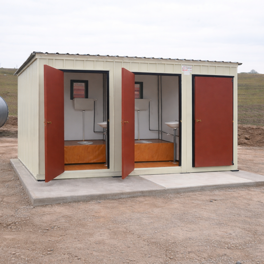 Triple Toilet Container Cabin